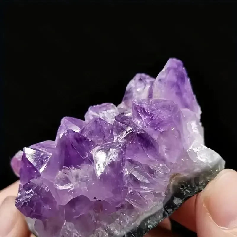 Pair of Focus Stones - Natural Amethyst