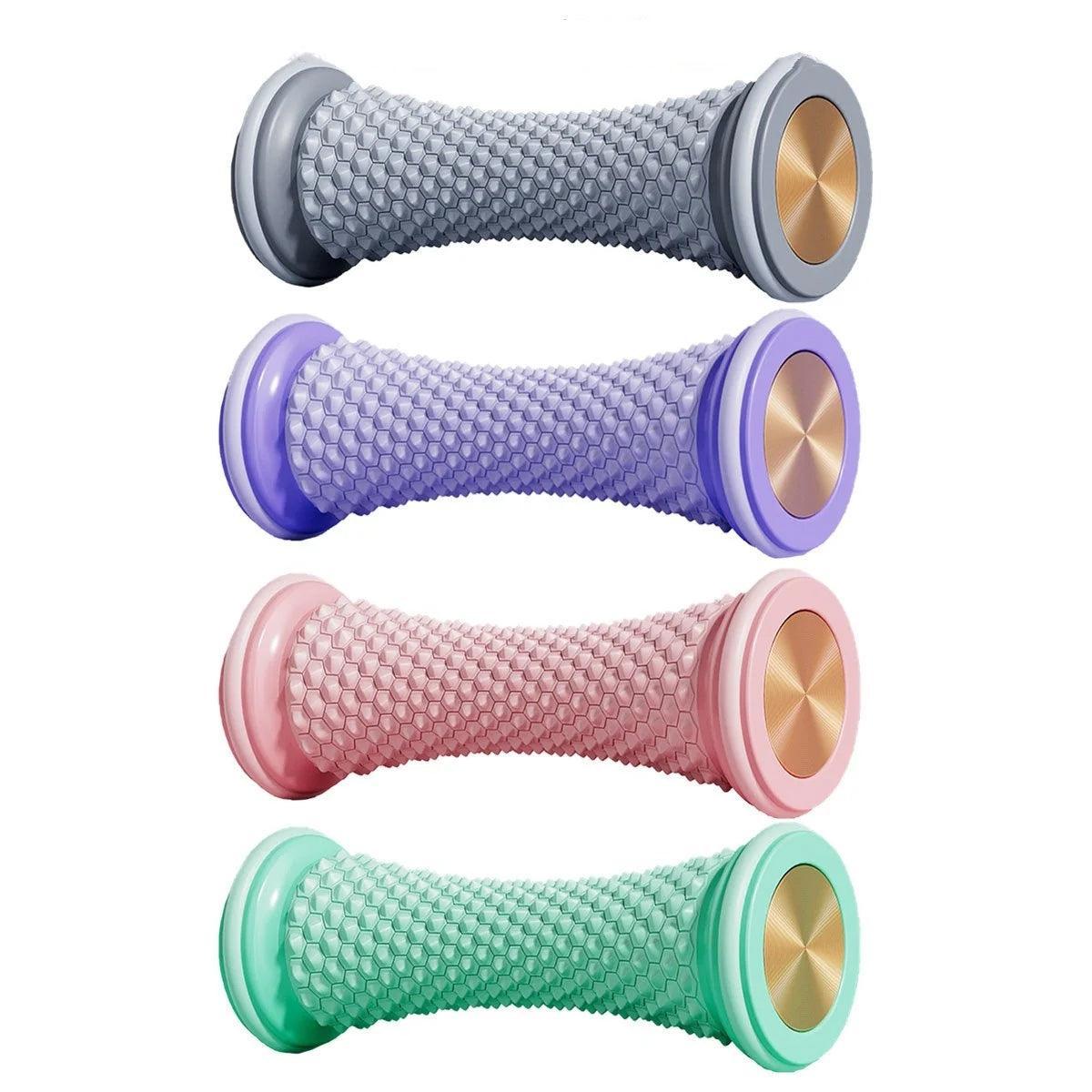 Foot Massage Roller Yoga Trainer Muscle Relaxation Plantar Fascia Relief Fitness - Grey