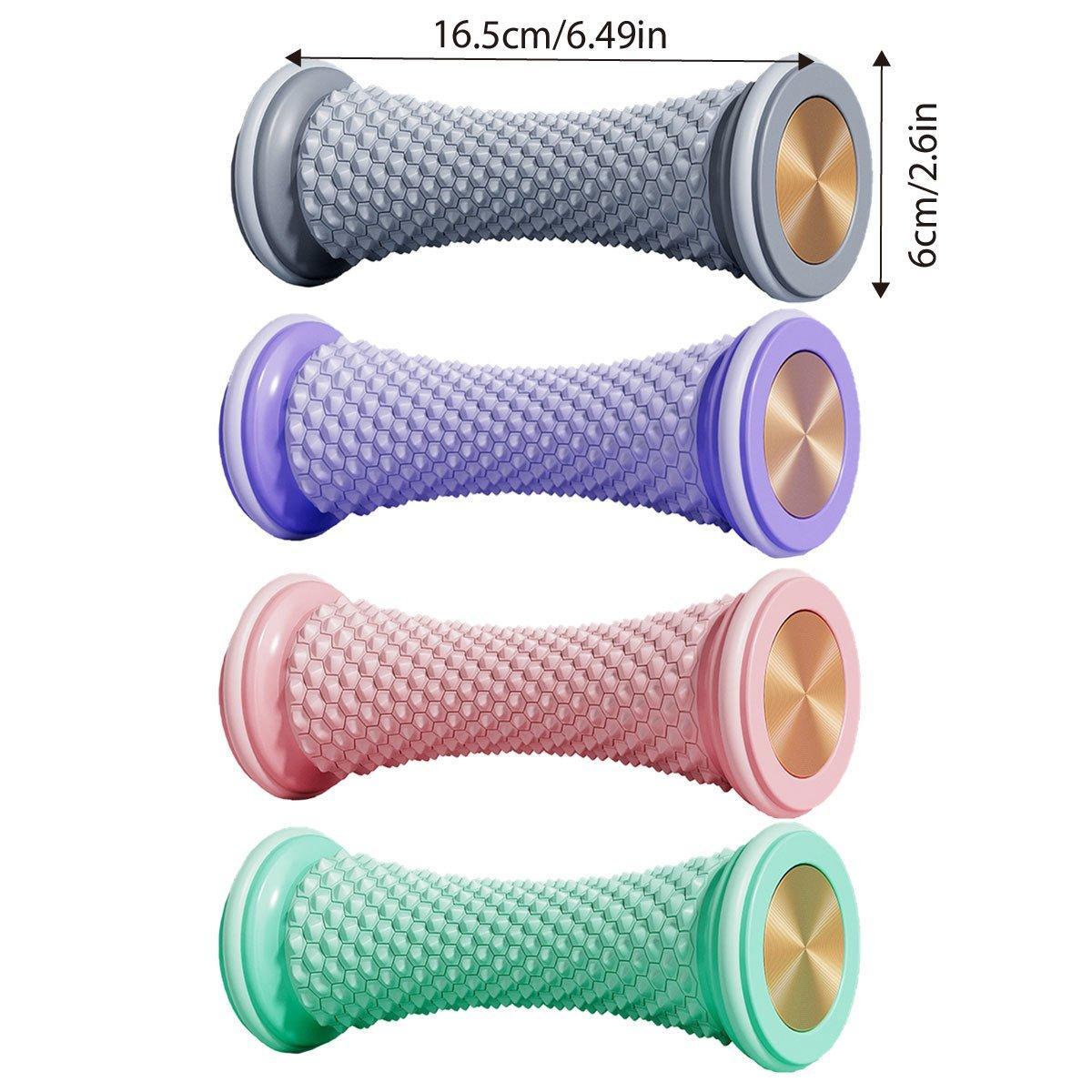 Foot Massage Roller Yoga Trainer Muscle Relaxation Plantar Fascia Relief Fitness - Grey