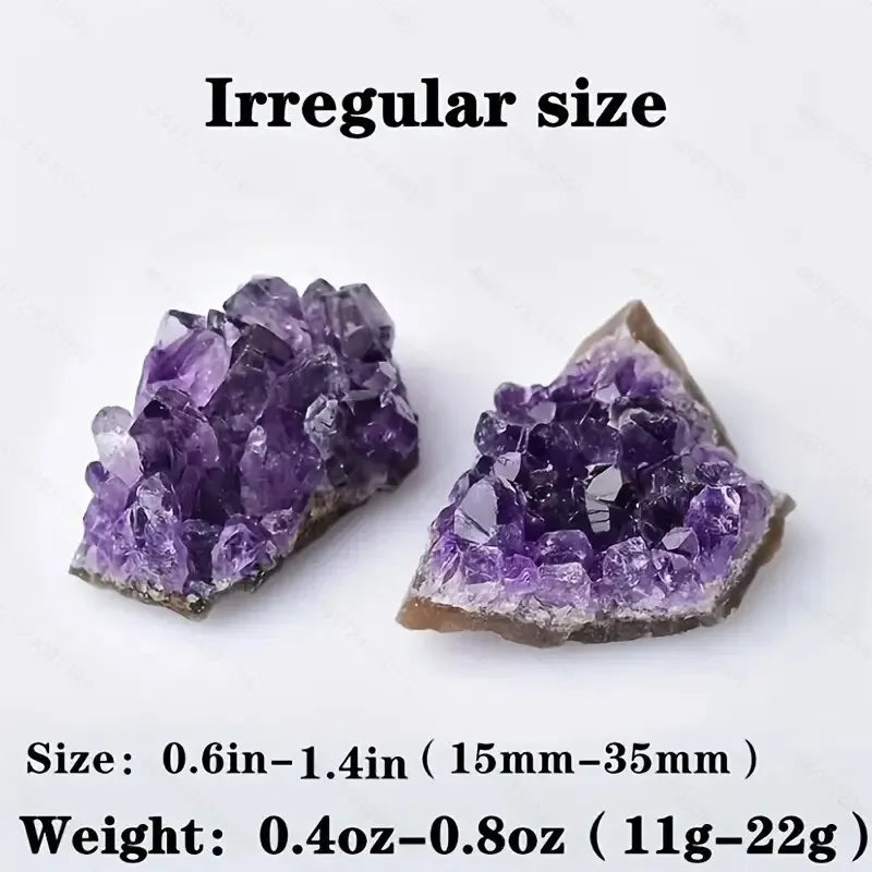 Pair of Focus Stones - Natural Amethyst