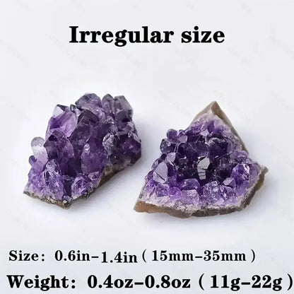Pair of Focus Stones - Natural Amethyst