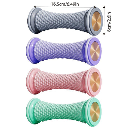Foot Massage Roller Yoga Trainer Muscle Relaxation Plantar Fascia Relief Fitness - Grey